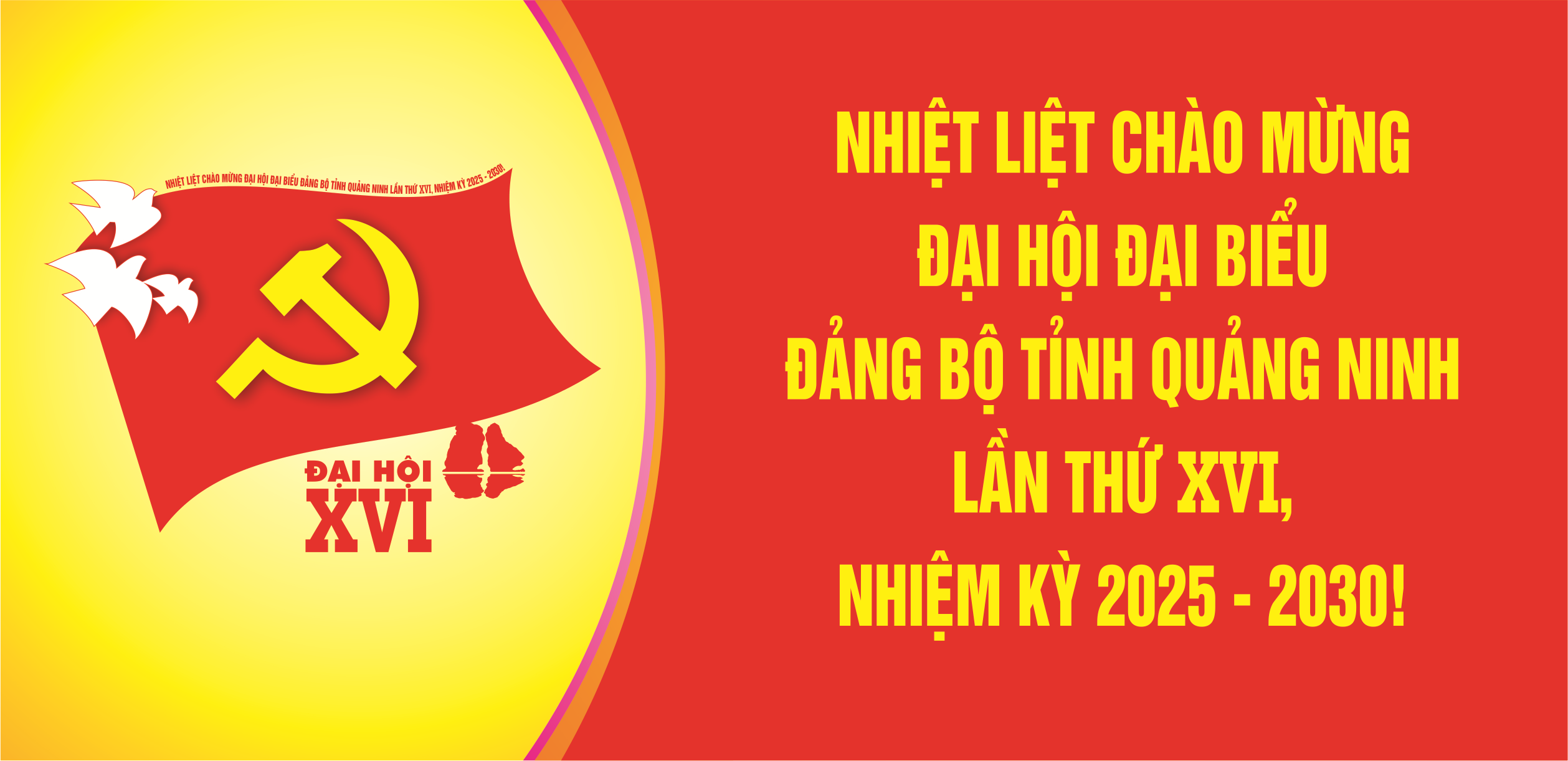 Chào mừng ĐH Đảng bộ tỉnh